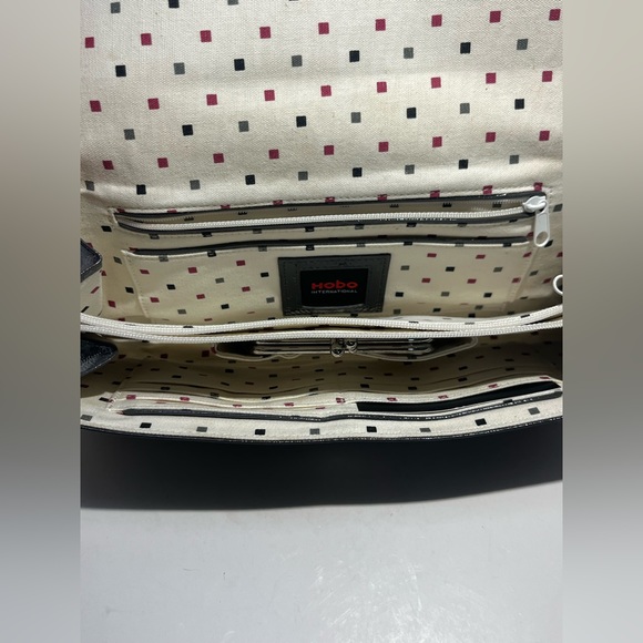 HOBO International Gray Patent Leather Clutch wallet w/ coin purse Sample Item - Picture 7 of 16